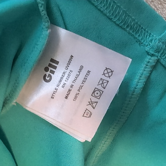 Women's Aqua Long Sleeve UV50 Sailing Rash Guard Top - Picture 5 of 6